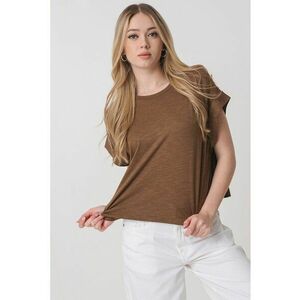 Tricou lejer din bumbac si modal imagine