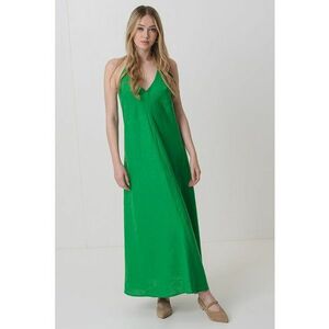 Rochie midi de in cu decolteu in V imagine