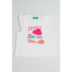 Top de bumbac cu volane imagine