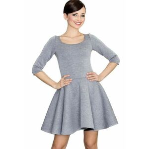 Rochie mini dama Guillo K227 gri imagine