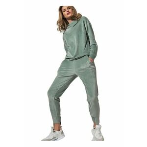 Pantaloni dama - trening - verde - poliester - imagine