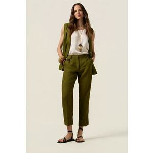 Pantaloni crop conici de in imagine