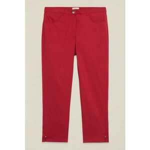 Pantaloni capri din amestec de bumbac imagine