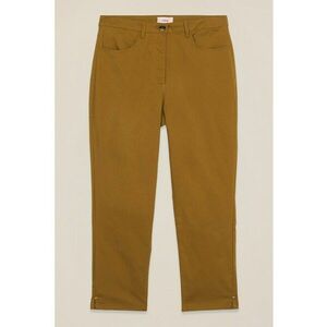 Pantaloni capri din amestec de bumbac imagine