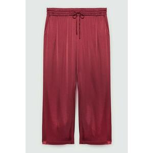 Pantaloni din satin cu croiala ampla imagine