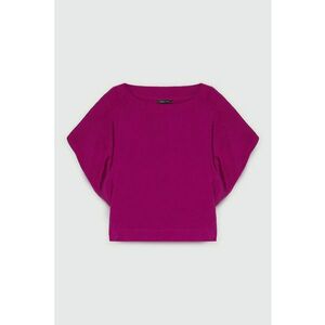 Bluza din amestec de modal cu decolteu barcuta imagine