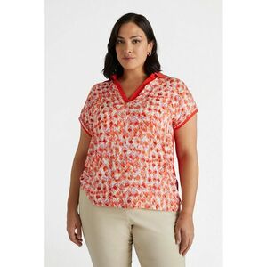 Tricou cu insertie din satin imagine