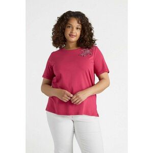 Tricou din amestec de lyocell cu cristale imagine