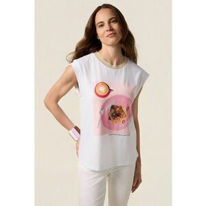 Tricou din bumbac cu impriemeu poza imagine