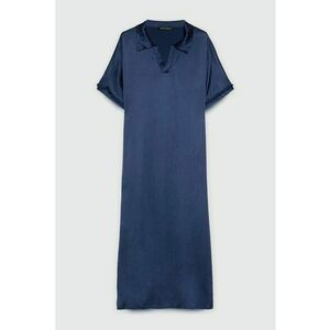 Rochie maxi polo din satin imagine