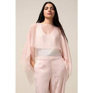 Bluza vaporoasa transparenta - din amestec de matase imagine