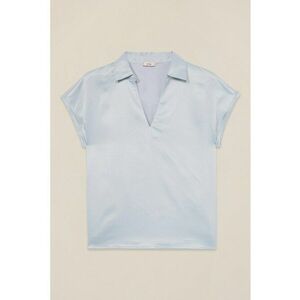 Bluza polo cu decolteu in V imagine