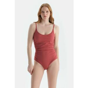 Costum de baie intreg cu model uni imagine
