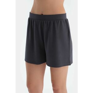 Pantaloni scurti din amestec de modal cu talie inalta imagine