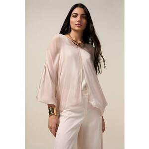 Bluza lejera de satin imagine