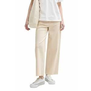 Pantaloni crop cu croiala ampla imagine