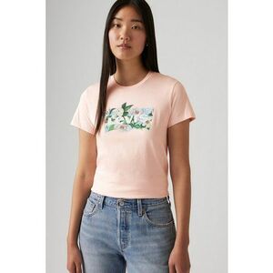 Tricou de bumbac cu decolteu la baza gatului imagine