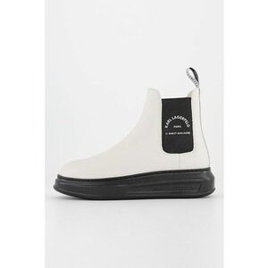 Ghete Chelsea de piele cu logo imagine