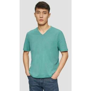 Tricou barbati cu anchior - Regular fit - din bumbac - Verde imagine