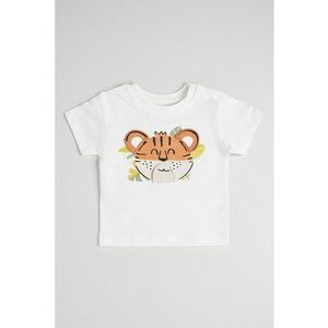 Tricou cu animale si decolteu la baza gatului imagine