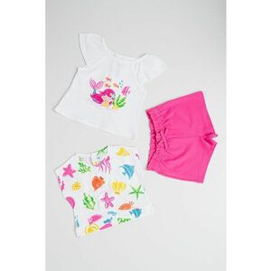 Set de tricouri si pantaloni scurti - 3 piese imagine