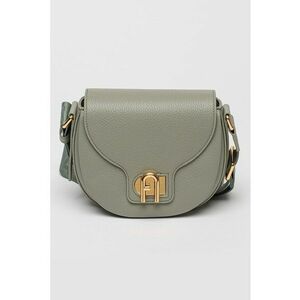 Geanta crossbody din piele cu bareta cu model logo Lotus imagine