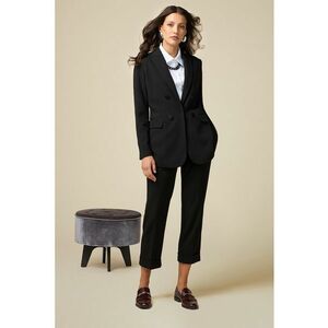 Pantaloni crop cu croiala dreapta imagine