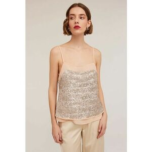 Bluza regular fit cu paiete imagine