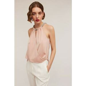 Bluza lejera cu decolteu rotund imagine