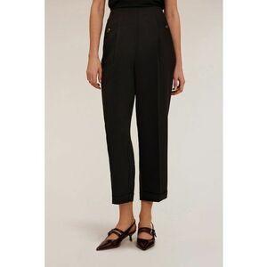 Pantaloni eleganti crop cu talie inalta imagine