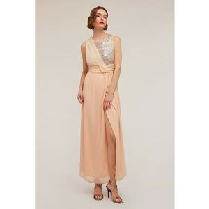 Rochie maxi dreapta cu paiete imagine