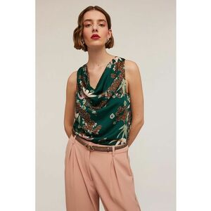 Bluza slim fit cu model floral imagine