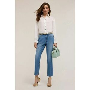Blugi crop evazati imagine