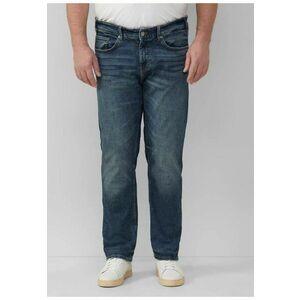 Big Sizes Blugi barbati big sizes Casby cu talie medie si croiala Regular Fit - Straight Leg - Albastru inchis imagine
