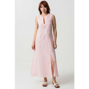 Rochie de in cu decolteu in V si slituri laterale imagine