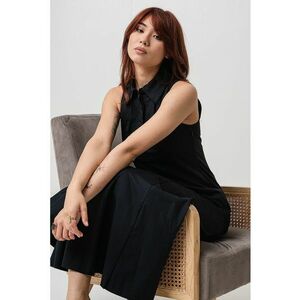 Rochie midi cu buzunare laterale imagine