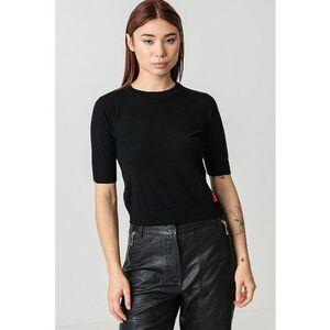 Tricou de lana cu decolteu la baza gatului imagine