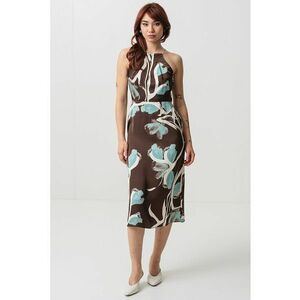 Rochie de satin - fara maneci imagine