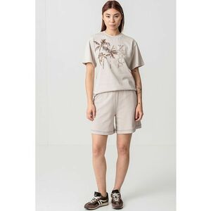 Tricou de bumbac cu broderie Fernet imagine
