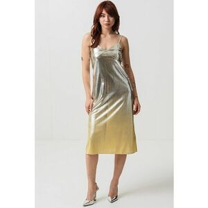 Rochie midi cu apsect satinat Brighton imagine