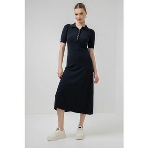 Rochie midi dreapta din amestec de bumbac Cesena imagine