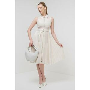 Rochie midi evazata Cereale imagine