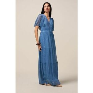 Rochie maxi din lurex imagine