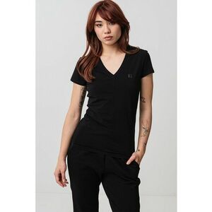 Tricou cambrat cu decolteu in V imagine