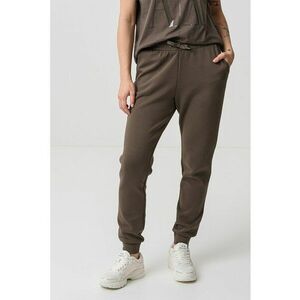 Pantaloni de trening cu croiala conica si snur imagine