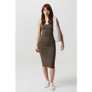 Rochie cambrata fara maneci imagine