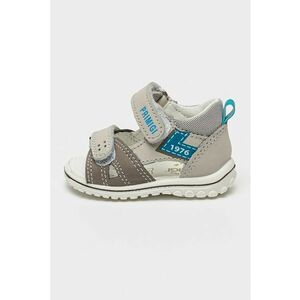 Sandale cu garnituri din piele intoarsa si velcro imagine