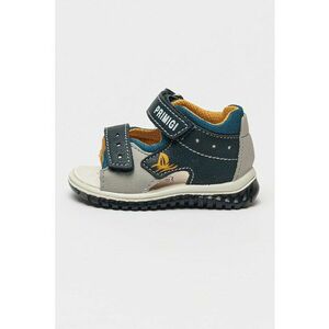 Sandale din piele ecologica cu logo si velcro imagine