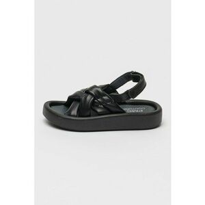 Sandale flatform din piele imagine