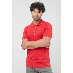 Tricou polo cu fenta cu fermoar imagine